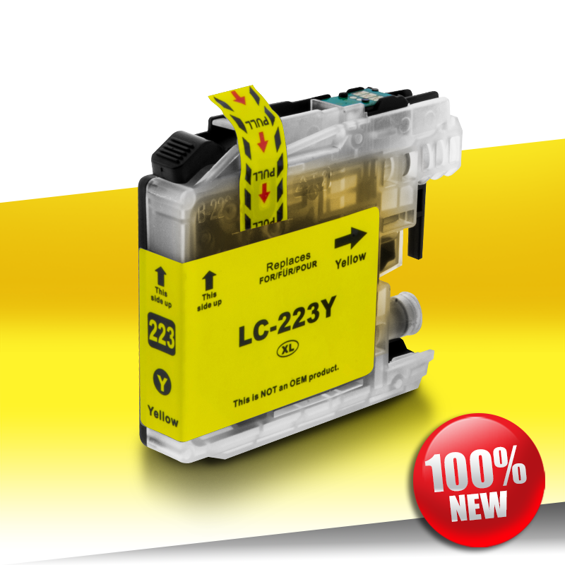 Tusz Brother 223 LC XL YELLOW 10ml eco