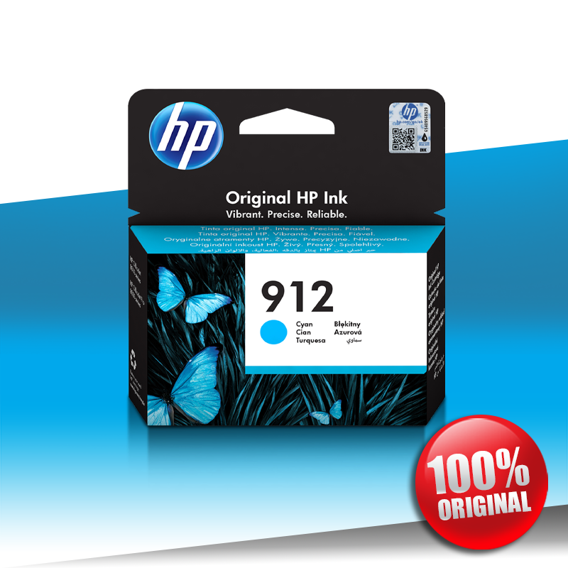 Tusz HP 912 CYAN 315 str