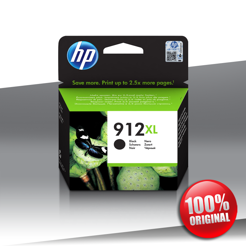 Tusz HP 912XL BLACK 825 str