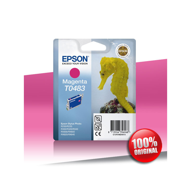 Tusz Epson 300 SPh R (T0483) MAGENTA 13ml Tusz Epson 300 SPh R (T0483) MAGENTA 13ml