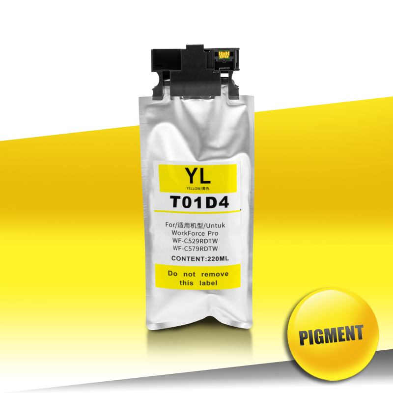 Tusz Epson 529 (T01D4) WF C YELOW PIGMENT XXL 220ml eco