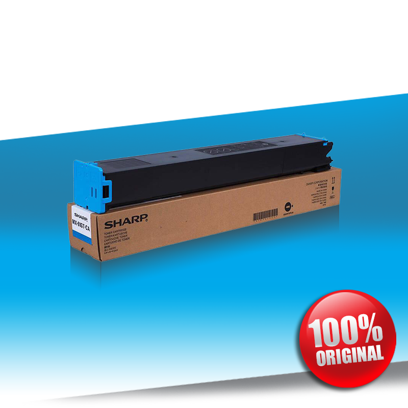 Toner Sharp 3051/5071 MX (MX61GTCA) CYAN Oryginalny 24K