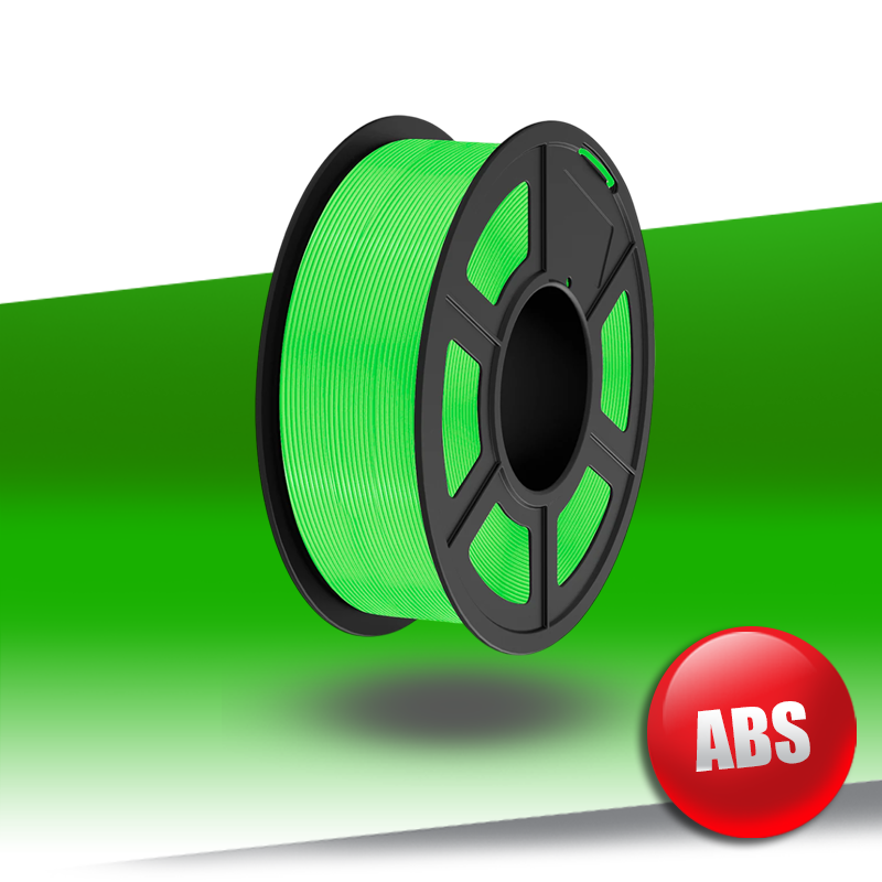 Filament ABS 1.75mm GREEN 1kg SUNLU Filament ABS 1.75mm GREEN 1kg SUNLU