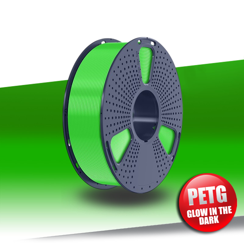 Filament PETG GLOW IN THE DARK 1.75mm GREEN 1kg SUNLU